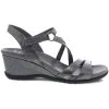 Dansko Women's Addyson - Pewter Metallic Distressed -Sandals Outlet 55 25539.1677003800