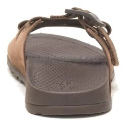 Chaco Women's Lowdown Leather Slide - Otter -Sandals Outlet 5 20064.1677271992