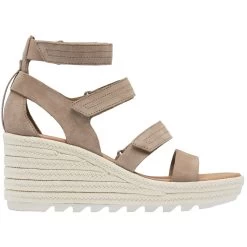 Sorel Women's Cameron Wedge Multistrap - Omega Taupe / Sea Salt