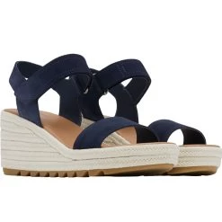 Sorel Women's Cameron Wedge - Nocturnal / Gum 17 -Sandals Outlet 5 53015.1678718026