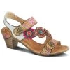 Spring Step Women's L'Artiste Aromas - White Multi -Sandals Outlet 5 75488.1713190947