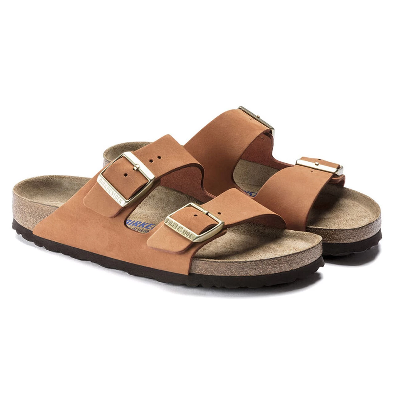 Birkenstock Arizona Soft Footbed Nubuck Leather - Pecan (Narrow Width) 5 Birkenstock Arizona Soft Footbed Nubuck Leather - Pecan (Narrow Width) - Image 3