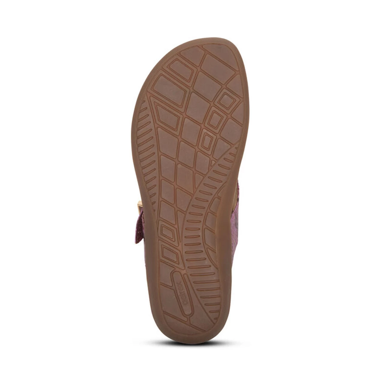 Aetrex Women's Rita Adjustable Thong Sandal - Pink Snake 8 Aetrex Women's Rita Adjustable Thong Sandal - Pink Snake - Image 6