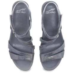 Dansko Women's Addyson - Pewter Metallic Distressed 15 Dansko Women's Addyson - Pewter Metallic Distressed -Sandals Outlet 6 74979.1677003745