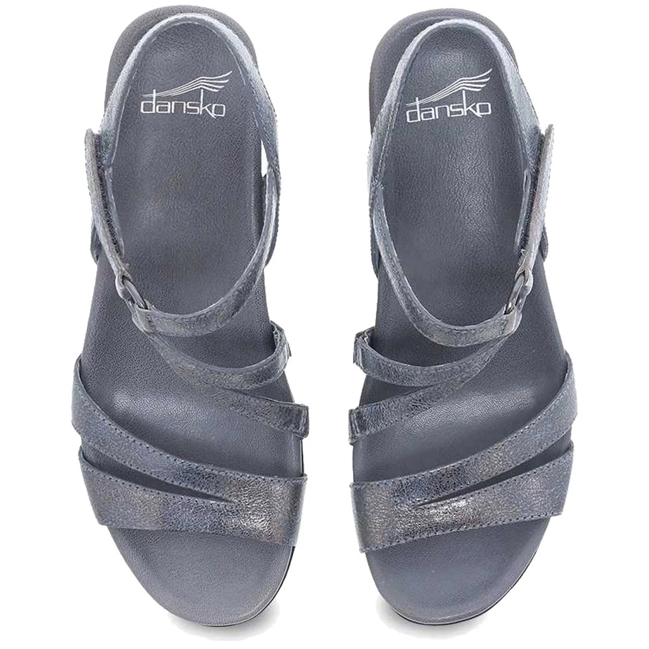 Dansko Women's Addyson - Pewter Metallic Distressed 8 Dansko Women's Addyson - Pewter Metallic Distressed - Image 6