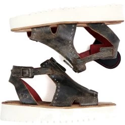 Bed Stu Women's Clancy - Black Lux -Sandals Outlet 6 88693.1711564870