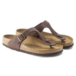 Birkenstock Women's Gizeh Oiled Leather - Habana (Regular Width) 11 Birkenstock Women's Gizeh Oiled Leather - Habana (Regular Width) -Sandals Outlet 743833 pair 22091.1654529843