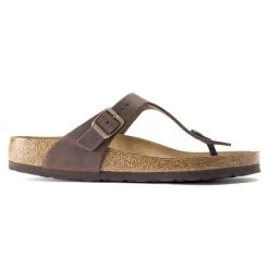 Birkenstock Women's Gizeh Oiled Leather - Habana (Regular Width) 10 Birkenstock Women's Gizeh Oiled Leather - Habana (Regular Width) -Sandals Outlet 743833 side 19724.1654530062