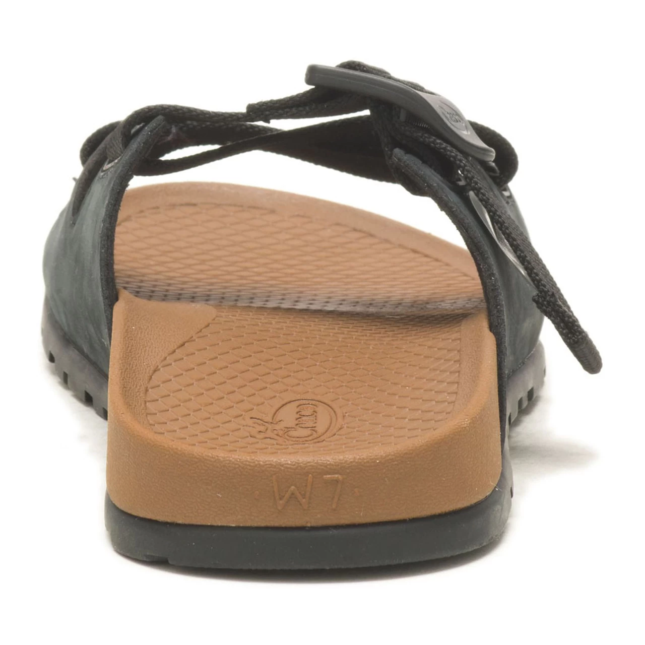 Chaco Women's Lowdown Leather Slide - Black 6 Chaco Women's Lowdown Leather Slide - Black - Image 4