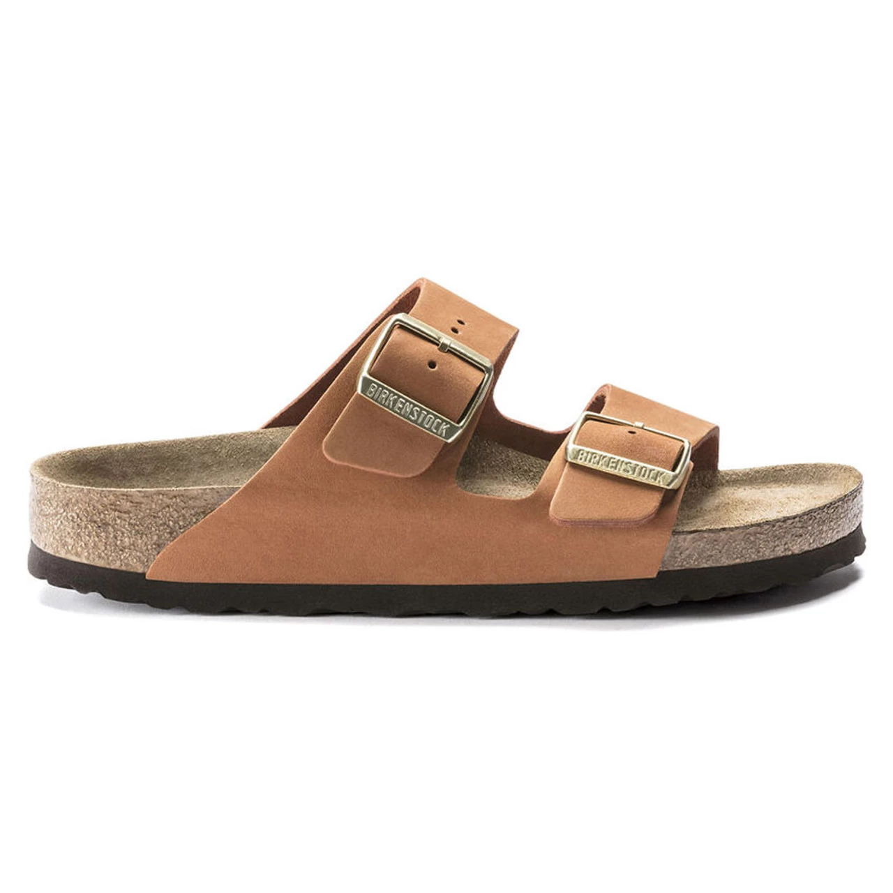 Birkenstock Arizona Soft Footbed Nubuck Leather - Pecan (Narrow Width) 4 Birkenstock Arizona Soft Footbed Nubuck Leather - Pecan (Narrow Width) - Image 2