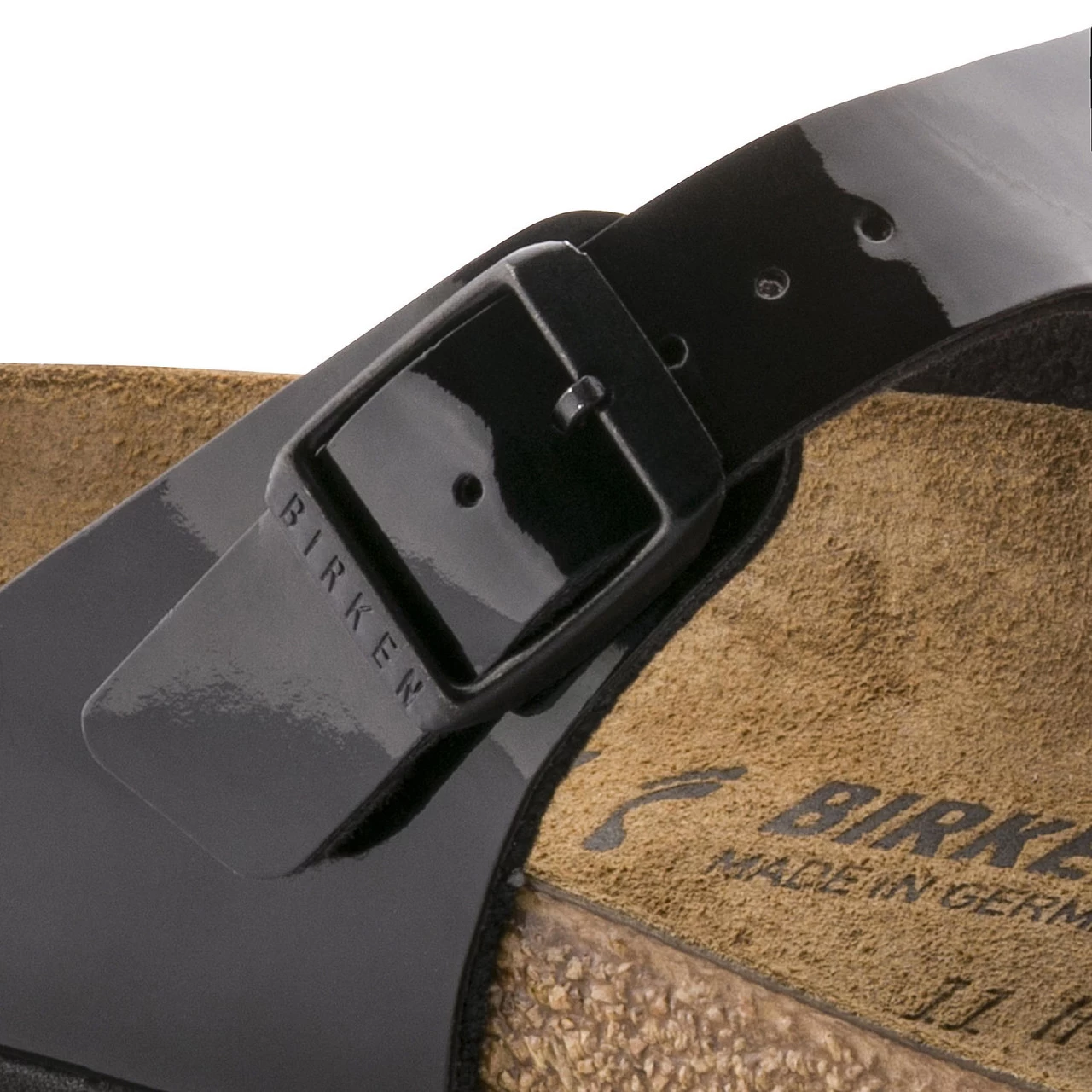 Birkenstock Women's Gizeh Birko-Flor - Black Patent (Regular Width) 8 Birkenstock Women's Gizeh Birko-Flor - Black Patent (Regular Width) - Image 6