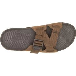 Chaco Women's Lowdown Leather Slide - Otter -Sandals Outlet 8 96875.1677271981