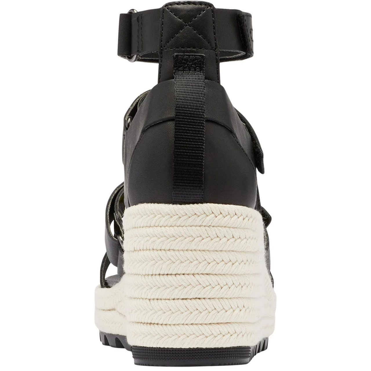Sorel Women's Cameron Multistrap Wedge - Black / Chalk 6 Sorel Women's Cameron Multistrap Wedge - Black / Chalk - Image 4