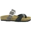Naot Women's Fresno - Soft Black Leather / Taupe Gray Suede -Sandals Outlet 9 69304.1678912015