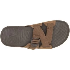 Chaco Men's Lowdown Leather Slide - Otter -Sandals Outlet 9 76491.1676991778