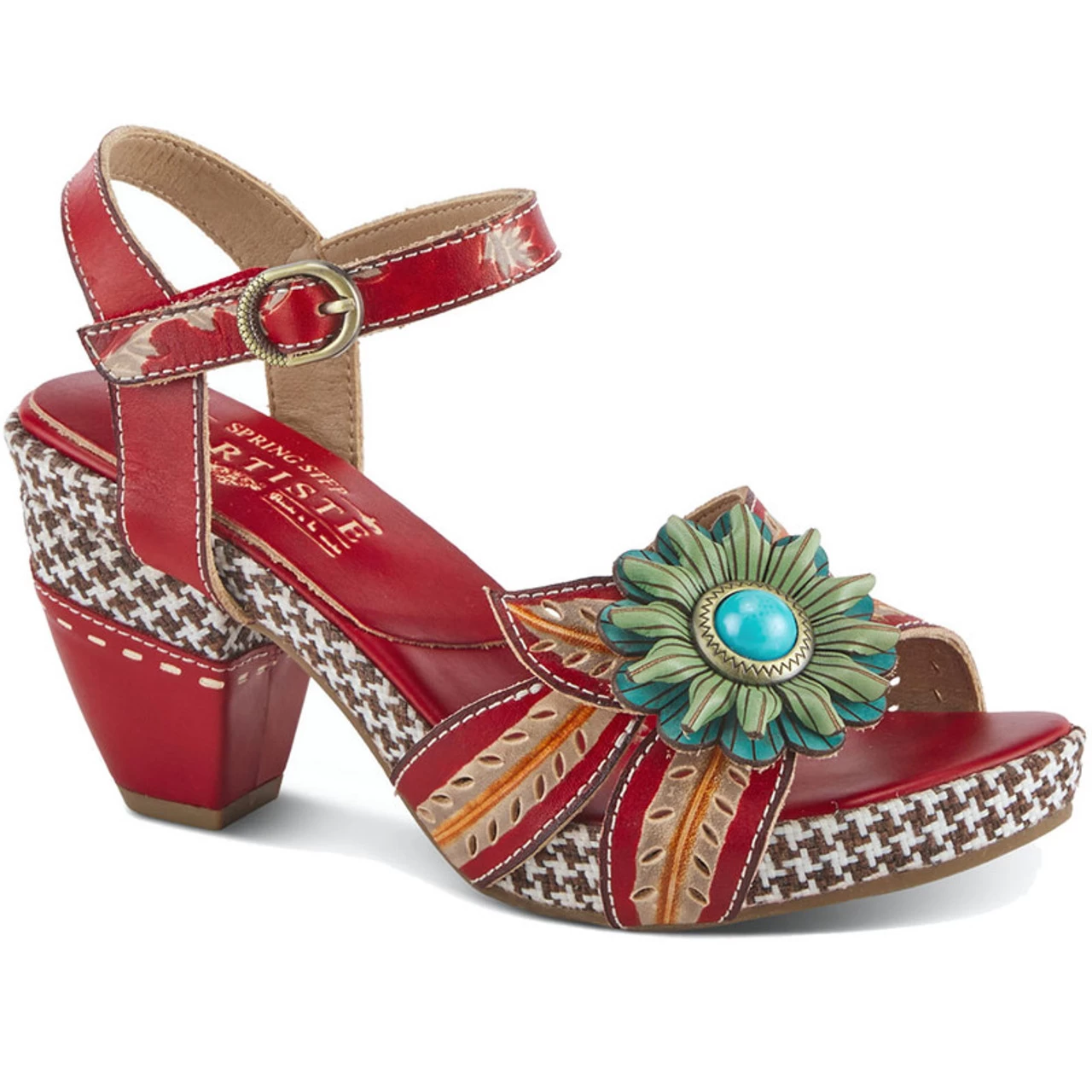 Spring Step L'Artiste Women's Astarr - Red Multi 3 Spring Step L'Artiste Women's Astarr - Red Multi
