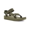 Teva Women's Midform Universal Canvas - Olive -Sandals Outlet A 31799.1650653796