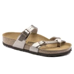 Birkenstock Women's Mayari Birko-Flor - Graceful Taupe (Regular Width)