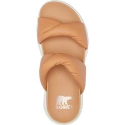 Sorel Women's Viibe Twist Slide - Honest Beige / Sea Salt -Sandals Outlet A 61992.1709580629