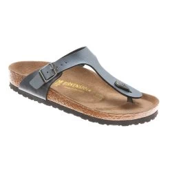 Birkenstock Women's Gizeh Birko-Flor - Onyx (Regular Width)