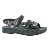 Naot Women's Fleur - Metallic Onyx Leather -Sandals Outlet A 87330.1618328811