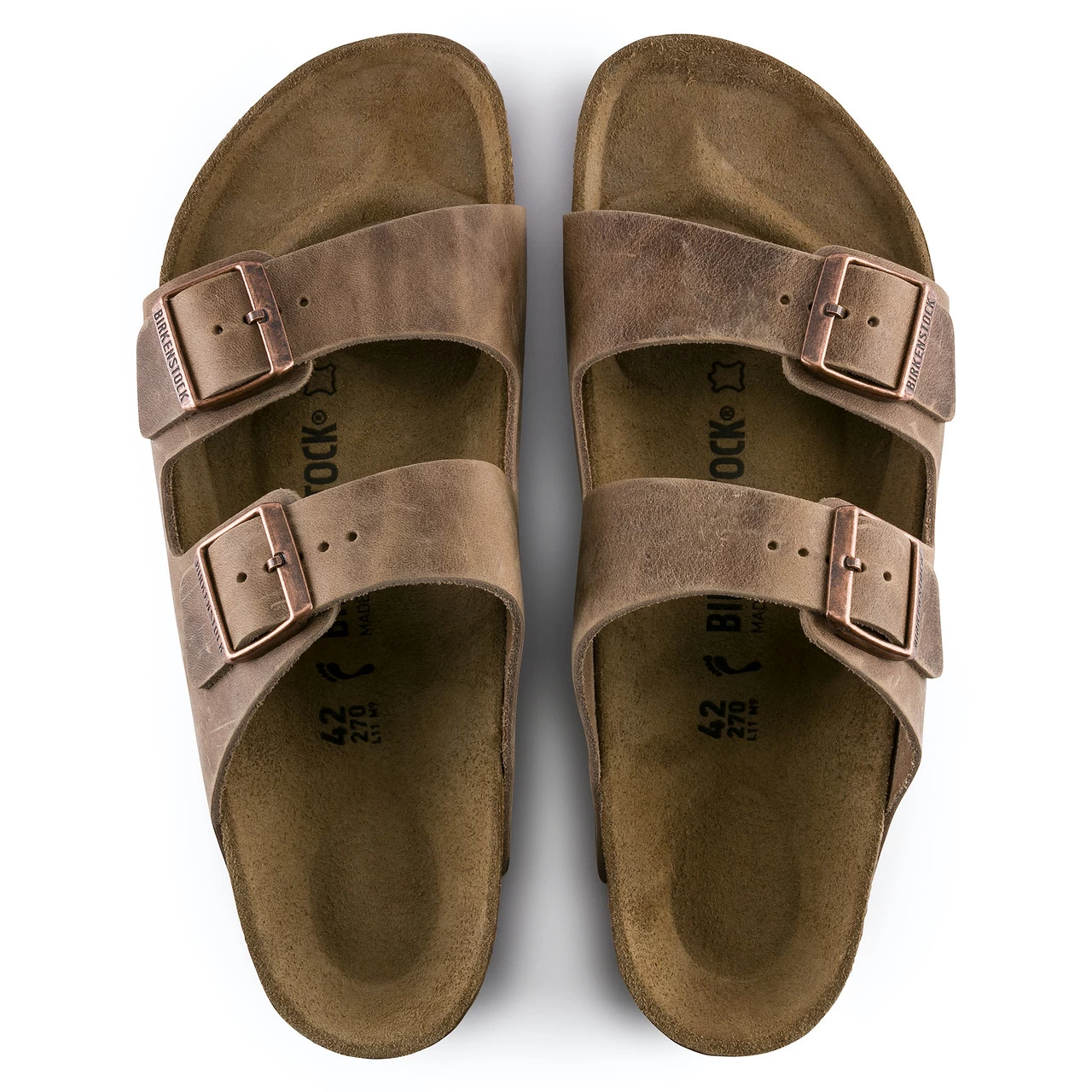 Birkenstock Arizona Oiled Leather - Tobacco Brown (Regular Width) 7 Birkenstock Arizona Oiled Leather - Tobacco Brown (Regular Width) - Image 5
