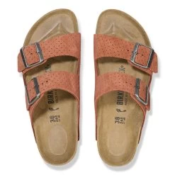 Birkenstock Arizona Suede Embossed - Dotted Burnt Orange (Narrow Width) 11 Birkenstock Arizona Suede Embossed - Dotted Burnt Orange (Narrow Width) -Sandals Outlet B 62181.1713298846