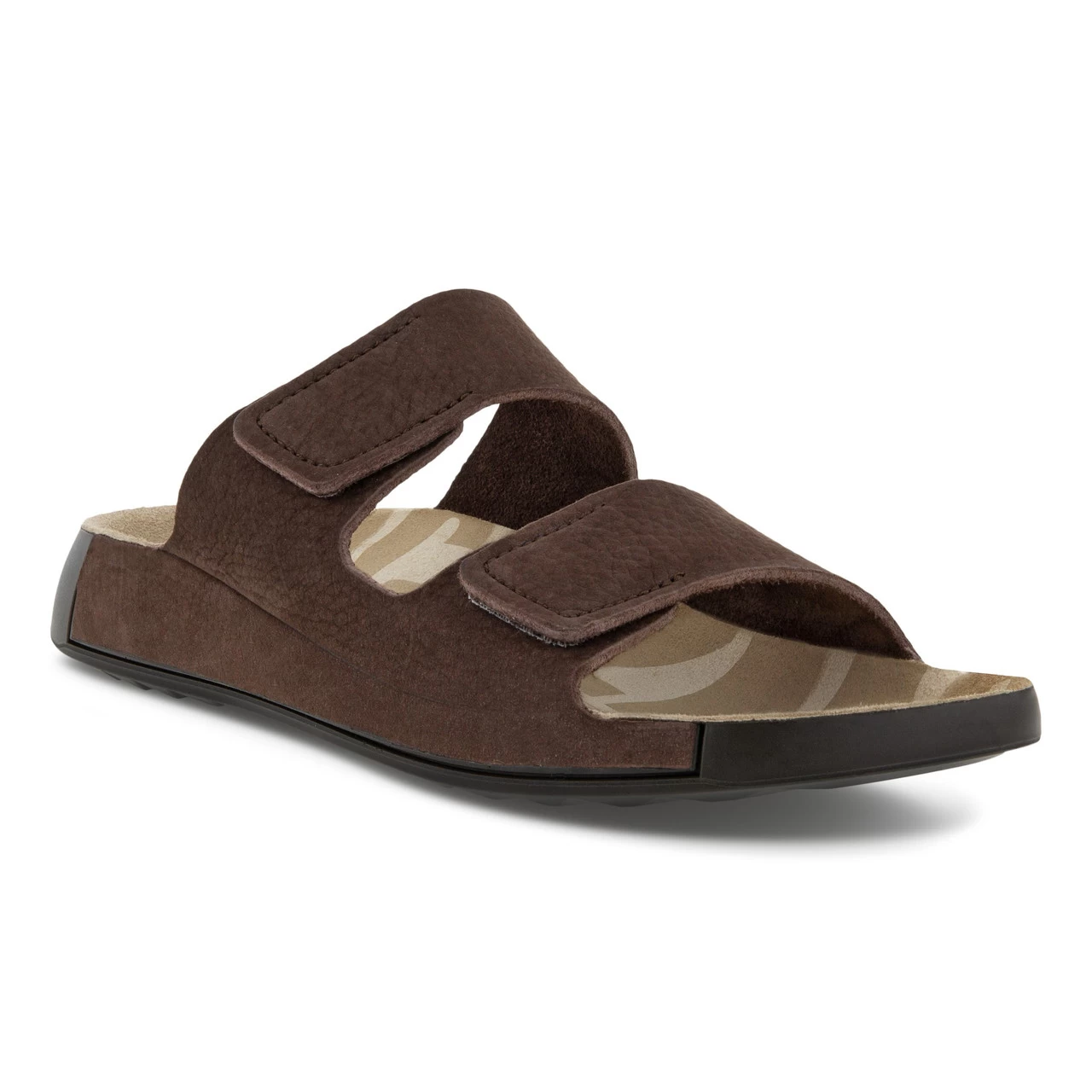 ECCO Men's 2nd Cozmo Two Band Slide - Mocha 3 ECCO Men's 2nd Cozmo Two Band Slide - Mocha