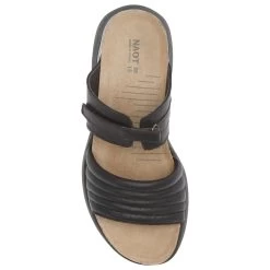 Naot Women's Vesta - Soft Black Leather -Sandals Outlet B 92173.1679606258