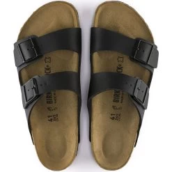 Birkenstock Arizona Birko-Flor - Black (Regular Width) -Sandals Outlet Birkenstock Arizona Blk Birko Reg Width Top 39205.1532111030
