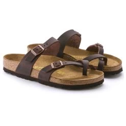 Birkenstock Women's Mayari Oiled Leather - Habana (Regular Width) -Sandals Outlet Birkenstock Womens Mayari Habana Oiled Leather 6 54609.1532107948