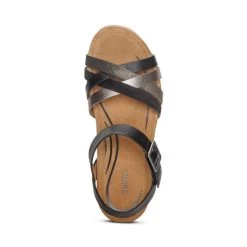 Aetrex Women's Noelle - Black -Sandals Outlet CK140W top 50484.1712259542