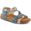 Spring Step L'Artiste Women's Collette - Blue Multi -Sandals Outlet COLLETTE BLUM 3 03746.1713197440