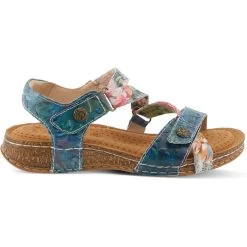 Spring Step L'Artiste Women's Collette - Blue Multi -Sandals Outlet COLLETTE BLUM 6 04083.1713197757