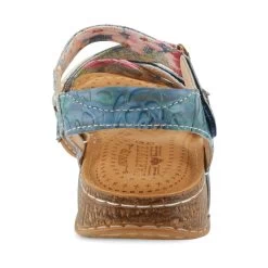 Spring Step L'Artiste Women's Collette - Blue Multi -Sandals Outlet COLLETTE BLUM 7 99486.1713197421