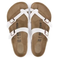 Birkenstock Women's Mayari Birko-Flor - White (Regular Width) -Sandals Outlet C 94212.1595022653