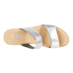 Naot Women's Caveran - Soft Silver Leather -Sandals Outlet C 94908.1619803591