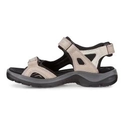 ECCO Women's Yucatan - Atmosphere / Ice White / Black -Sandals Outlet D 04369.1717860134