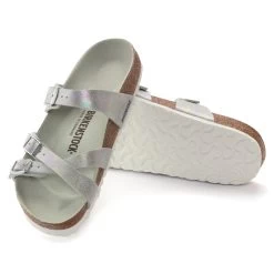 Birkenstock Women's Franca Vegan Microfiber - Iridescent Matcha (Regular Width) -Sandals Outlet D 19602.1677177770