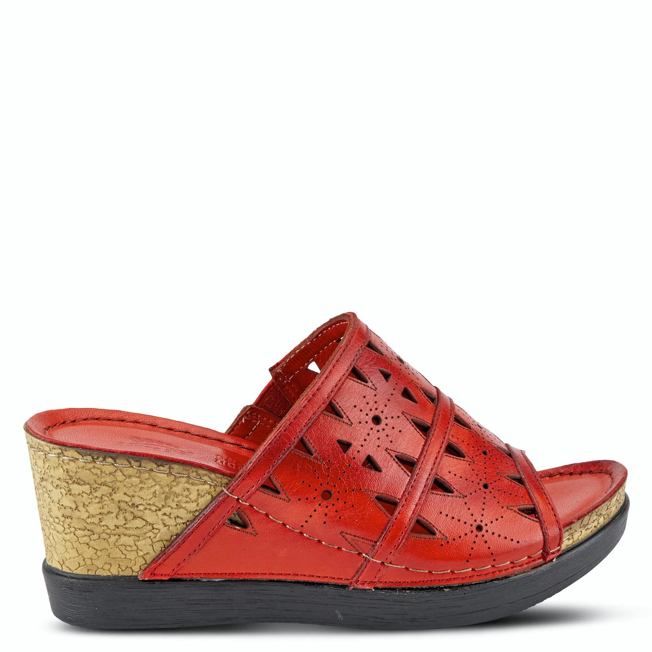 Spring Step Women's Fusawedge - Red 4 Spring Step Women's Fusawedge - Red - Image 2