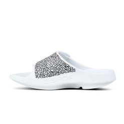 OOFOS OOahh Sport Flex Limited - White Labyrinth 11 OOFOS OOahh Sport Flex Limited - White Labyrinth -Sandals Outlet D 38239.1709316890