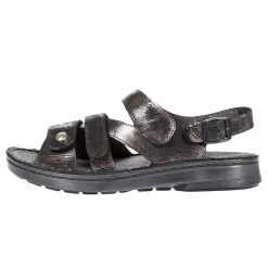 Naot Women's Fleur - Metallic Onyx Leather -Sandals Outlet D 86037.1618328807