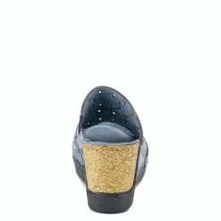 Spring Step Women's Fusawedge - Blue -Sandals Outlet E 14463.1679689008