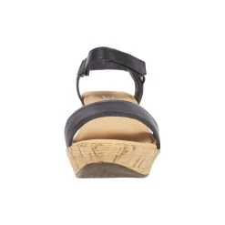 Naot Women's Pier - Soft Black Leather -Sandals Outlet E 89943.1619722662