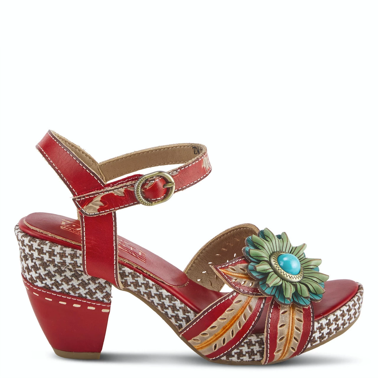 Spring Step L'Artiste Women's Astarr - Red Multi 4 Spring Step L'Artiste Women's Astarr - Red Multi - Image 2