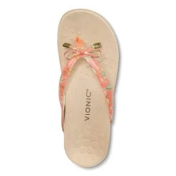 Vionic Women's Bella II Toe-Post Sandal - Papaya -Sandals Outlet F 31486.1651171724