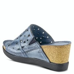 Spring Step Women's Fusawedge - Blue -Sandals Outlet G 75232.1679689004