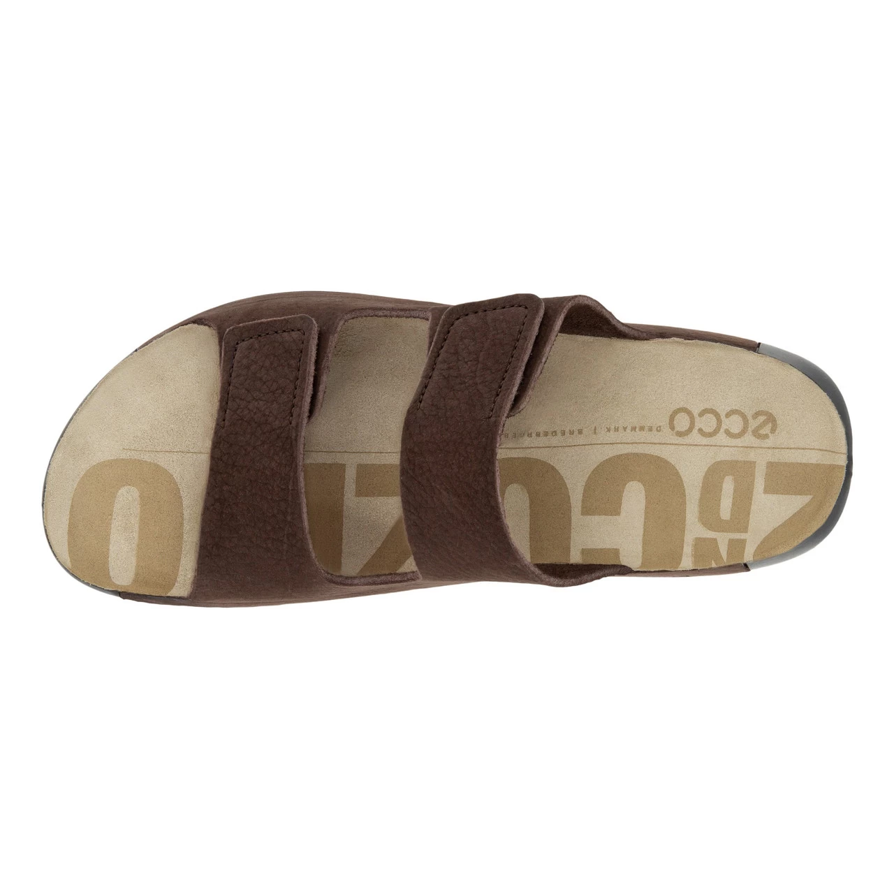 ECCO Men's 2nd Cozmo Two Band Slide - Mocha 9 ECCO Men's 2nd Cozmo Two Band Slide - Mocha - Image 7