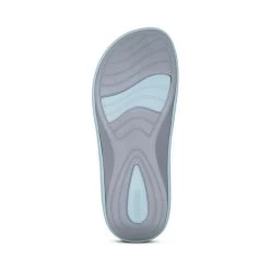 Aetrex Women Maui Orthotic Flips - Blue -Sandals Outlet L3015W bottom 83454.1649945362