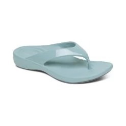 Aetrex Women Maui Orthotic Flips - Blue